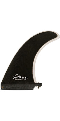 2024 Futures Performance Thermotech 7.0 Medium Longboard Fin FFPE7B - Negro / Gris